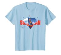 Superman (2025) Up In The Sky Camiseta, Niños, Azul Bebé, 3 años