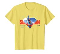 Superman (2025) Up In The Sky Camiseta, Niños, Limón, 2 años