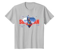 Superman (2025) Up In The Sky Camiseta, Niños, Plata, 2 años