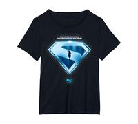 Superman (2025) Your Choices Shield Camiseta, Mujer Tallas Grandes, Negro, 2XL Grande