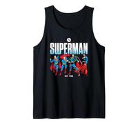Superman Across The Years Line Up Camiseta sin Mangas