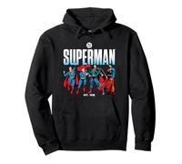Superman Across The Years Line Up Sudadera con Capucha