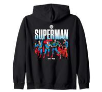 Superman Across The Years Line Up Sudadera con Capucha