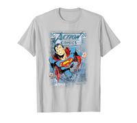 Superman Action #419 Distress Camiseta, Hombre, Plata, M