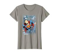 Superman Action #419 Distress Camiseta, Mujer, Pizarra, XL