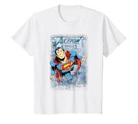 Superman Action #419 Distress Camiseta, Niños, Blanco, 12 años