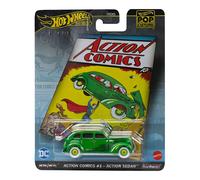 Superman Action Comics 1 Modelo Auto Sedan Escala 1:64 7cm Hot Wheels HVJ50