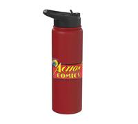 Superman Action Comics Logo Stainless Steel Insulated Water Bottle