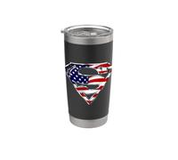 Superman All American Shield Vaso térmico de acero inoxidable de doble pared