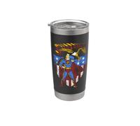Superman All American Vaso térmico de acero inoxidable de doble pared