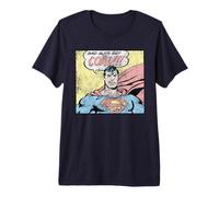 Superman Bad Guys Get Coal Camiseta Premium