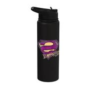 Superman Bizarro Logo Distressed Stainless Steel Insulated Water Bottle