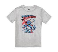 Superman Camiseta Wall Break Niños (TV2566)