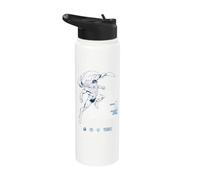 Superman Caped Super Hero Daily Planet Tendencias DC Comics Stainless Steel Insulated Water Bottle