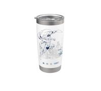 Superman Caped Super Hero Daily Planet Tendencias DC Comics Vaso térmico de acero inoxidable de doble pared