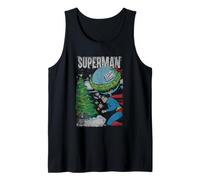 Superman Christmas Around The World Camiseta sin Mangas