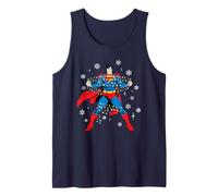 Superman Christmas Lights Camiseta sin Mangas