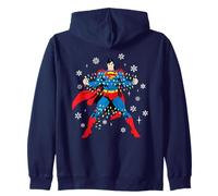 Superman Christmas Lights Sudadera con Capucha