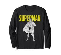 Superman Classic Stance Manga Larga
