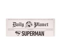 Superman Daily Planet - Alfombrilla de escritorio con licencia oficial de DC, alfombrilla de mouse de goma antideslizante, diseño de cómics, perfecta para jugar, trabajar o navegar, accesorio de