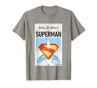 Superman Daily Planet Estilo de periódico Camiseta
