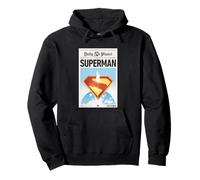 Superman Daily Planet Estilo de periódico Sudadera con Capucha
