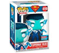 Funko Pop! Heroes: DC - Superman - (Blue) - (NYCC/Fall con) - DC Comics - Figura de Vinilo Coleccionable - Idea de Regalo- Mercancia Oficial - Juguetes para Niños y Adultos - Comic Books Fans