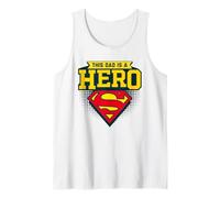 Superman Father's Day This Dad Is A Hero Camiseta sin Mangas