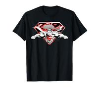 Superman Flying Broken Shield Camiseta