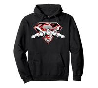Superman Flying Broken Shield Sudadera con Capucha