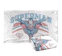 Superman Flying Stripes Manta súper suave con tacto sedoso - 91 x 147 cm
