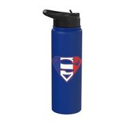 Superman French Shield Stainless Steel Insulated Water Bottle