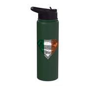 Superman Irish Celtic Shield Stainless Steel Insulated Water Bottle