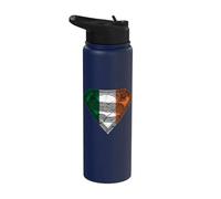 Superman Irish Celtic Shield Stainless Steel Insulated Water Bottle