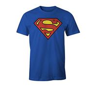 Superman Logo Classique - Camiseta Hombre, Color Azul, Talla XX-Large