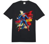 Superman Man of Steel Burst Comfort Colors Adult Heavyweight T-Shirt