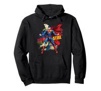 Superman Man of Steel Burst Sudadera con Capucha