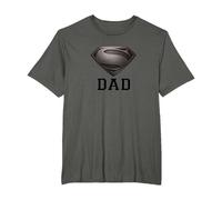 Superman Man of Steel Dad of Steel Gray Camiseta, Hombre Tallas Grandes, Asfalto, 3X Alto
