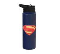 Superman Man of Steel New Solid Shield Stainless Steel Insulated Water Bottle