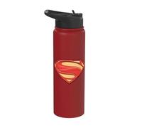 Superman Man of Steel Solid Shield Stainless Steel Insulated Water Bottle
