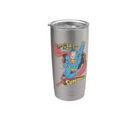 Superman On the Job Vaso térmico de acero inoxidable de doble pared