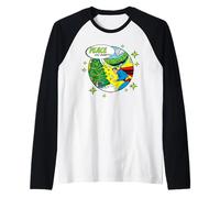 Superman Peace on Earth Camiseta Manga Raglan
