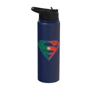 Superman Portugal Shield Stainless Steel Insulated Water Bottle