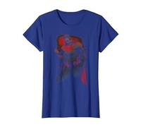Superman Red Son Camiseta, Mujer, Azul Real, XL
