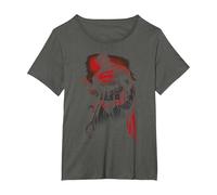 Superman Red Son Camiseta, Mujer Tallas Grandes, Asfalto, 1XL Grande
