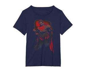Superman Red Son Camiseta, Mujer Tallas Grandes, Azul Marino, 1XL Grande