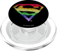 Superman Rough Rainbow Pride Logo PopSockets PopGrip para MagSafe