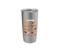 Superman S-Shield Evolution Vaso térmico de acero inoxidable de doble pared