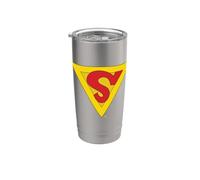 Superman Shield 1938 Vaso térmico de acero inoxidable de doble pared