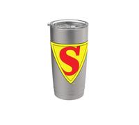 Superman Shield 1939 Vaso térmico de acero inoxidable de doble pared